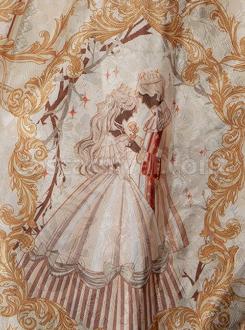 Court-Retro-Delicate-Gold-Thread-Lace-Trimmed-Jacquard-Chiffon-Ruffled-Open-Placket-Hem-Classic-Lolita-Sleeveless-Dress-coscarnival-3172