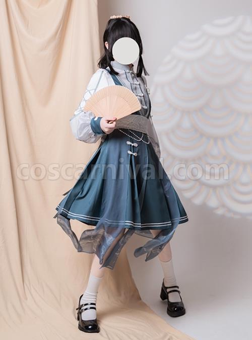 Crane-String-Series-Improved-Chinese-Style-Exquisite-Embroidery-Buckle-Design-Classic-Lolita-Long-Sleeve-Dress-Set-coscarnival-3104