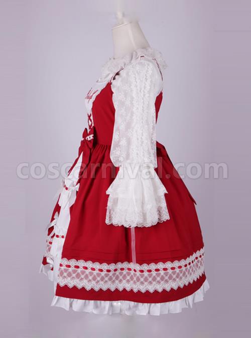 Cute-Bowknot-Pure-Color-Classic-Lolita-Sling-Dress-coscarnival-4731