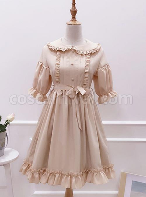 Cute-Ruffles-Doll-Collar-Short-Sleeves-Classic-Lolita-Dress-coscarnival-885