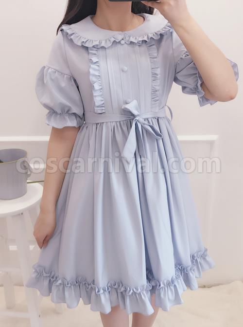 Cute-Ruffles-Doll-Collar-Short-Sleeves-Classic-Lolita-Dress-coscarnival-924