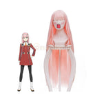 DARLING in the FRANXX 02 Zero Two 100cm Long Pink Straight Cosplay Wigs coscarnival011118499