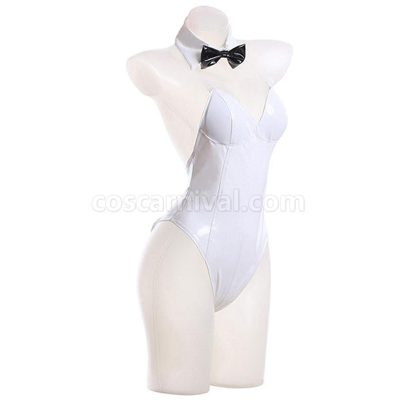 DARLING in the FRANXX 02 Zero Two Bunny Girl White Cosplay Costumes coscarnival01119016