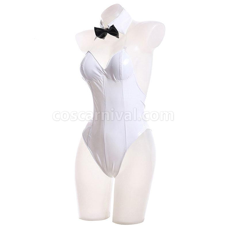 DARLING in the FRANXX 02 Zero Two Bunny Girl White Cosplay Costumes coscarnival01119024