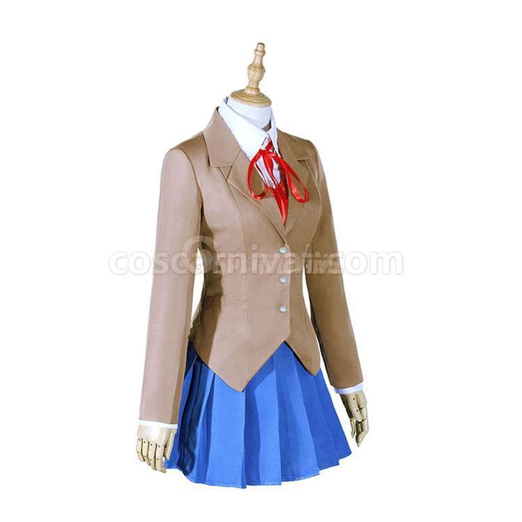 DDLC! Doki Doki Literature Club Monika Uniform Outfit Cosplay Costumes coscarnival011118869