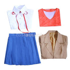 DDLC! Doki Doki Literature Club Monika Uniform Outfit Cosplay Costumes coscarnival011118889