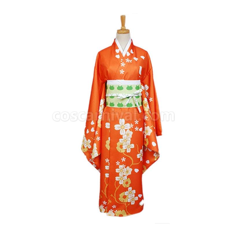 Danganronpa 2 Goodbye Despair Hiyoko Saionji Kimono Cosplay Costumes coscarnival011114657
