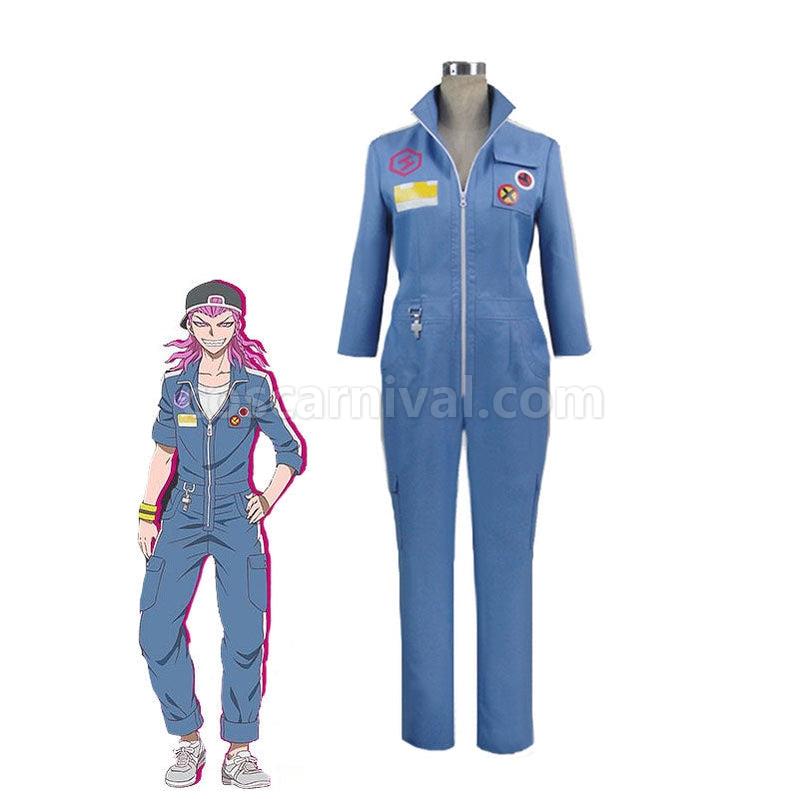 Danganronpa 2 Goodbye Despair Kazuichi Souda Blue Uniform Cosplay Costumes coscarnival011117308