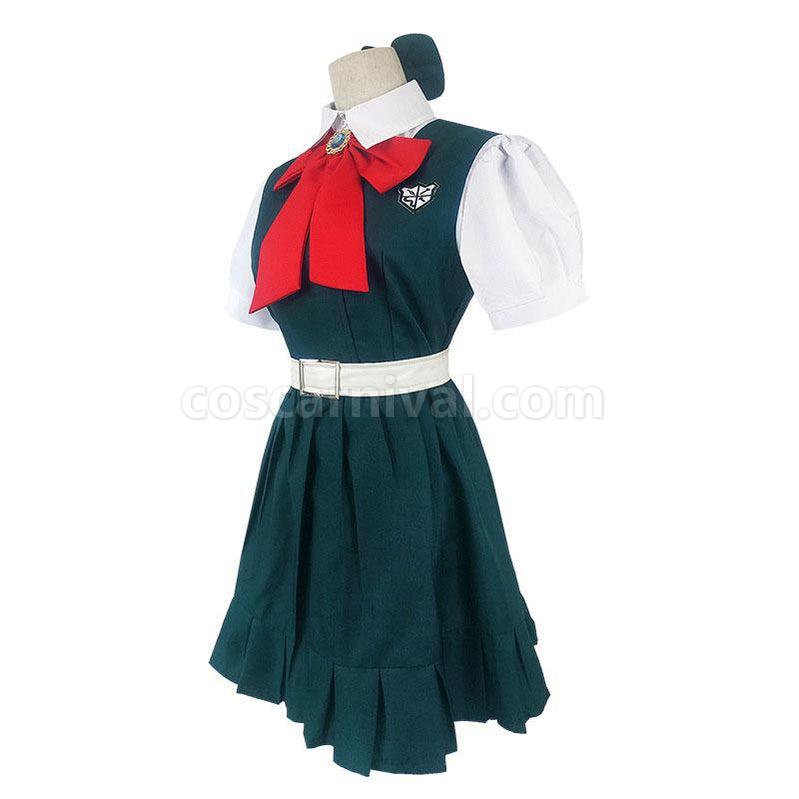 Danganronpa 2 Sonia Nevermind Halloween Short Sleeve Uniform Cosplay Costumes coscarnival011117035