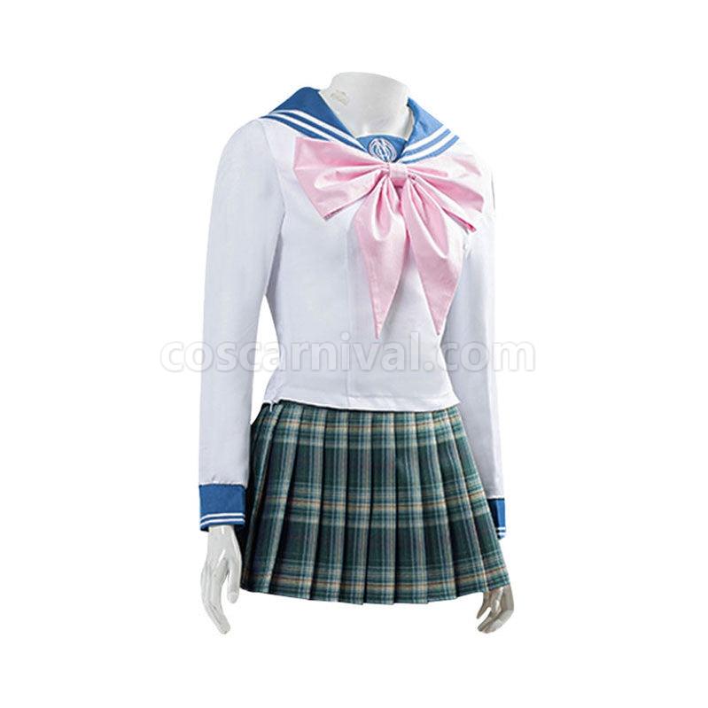 Danganronpa Trigger Happy Havoc Art Gallery Sayaka Maizono Full Set Cosplay Costumes coscarnival011115232