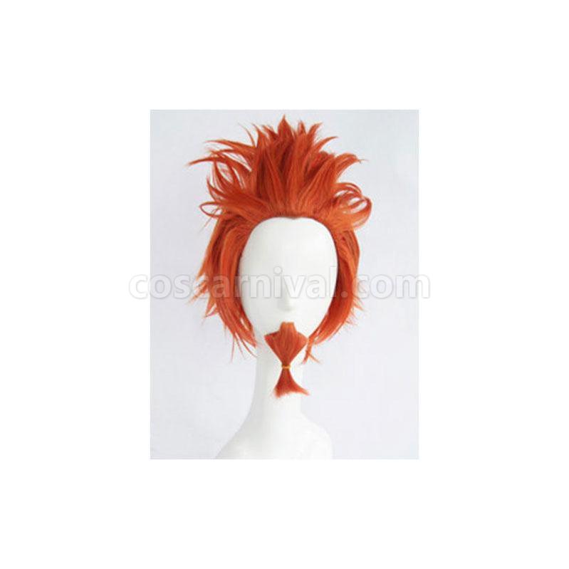 Danganronpa Trigger Happy Havoc Leon Kuwata Orange Short Cosplay Wigs coscarnival011118705