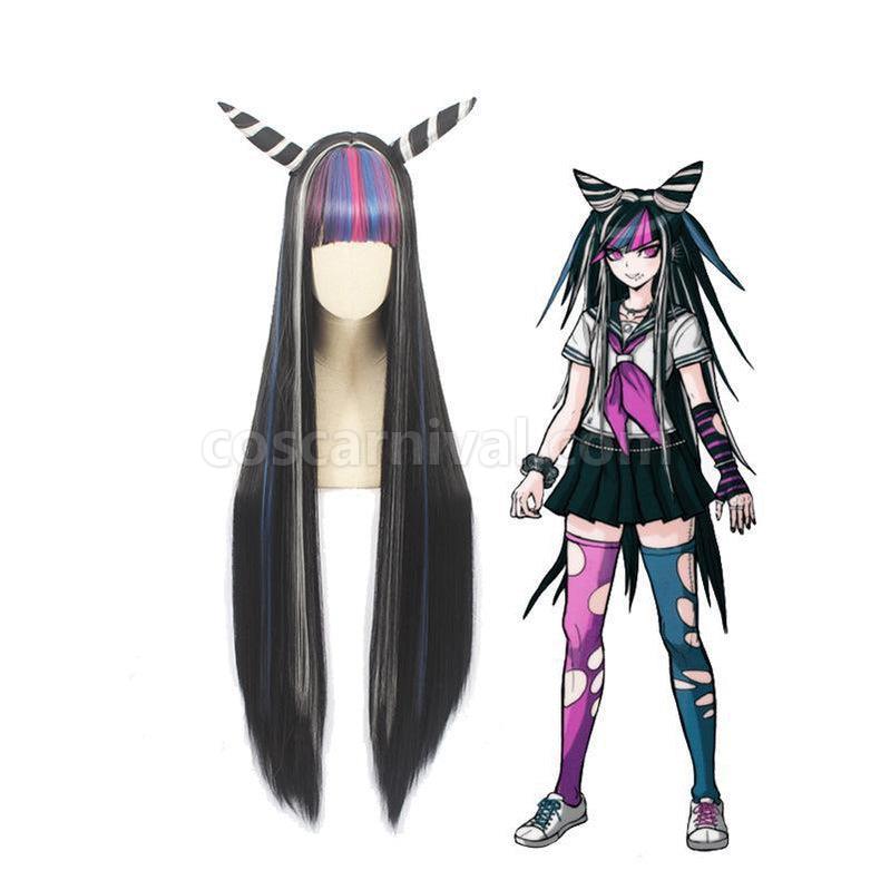 Danganronpa Trigger Happy Havoc Mioda Ibuki 100cm Long Straight Cosplay Wigs coscarnival011119220