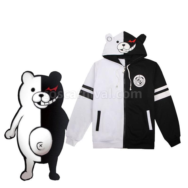 Danganronpa Trigger Happy Havoc Monokuma Black and White Bear Cosplay Costumes coscarnival011118160