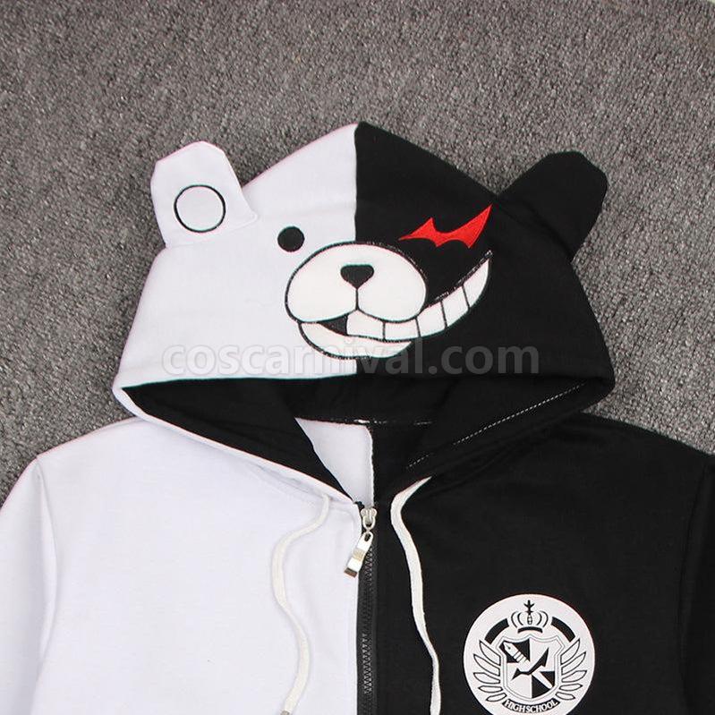 Danganronpa Trigger Happy Havoc Monokuma Black and White Bear Cosplay Costumes coscarnival011118185