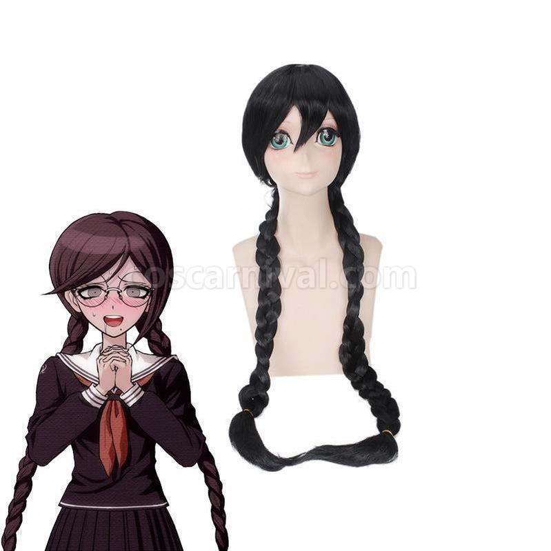Danganronpa Trigger Happy Havoc Toko Fukawa Black Long Cosplay Wigs coscarnival011119177