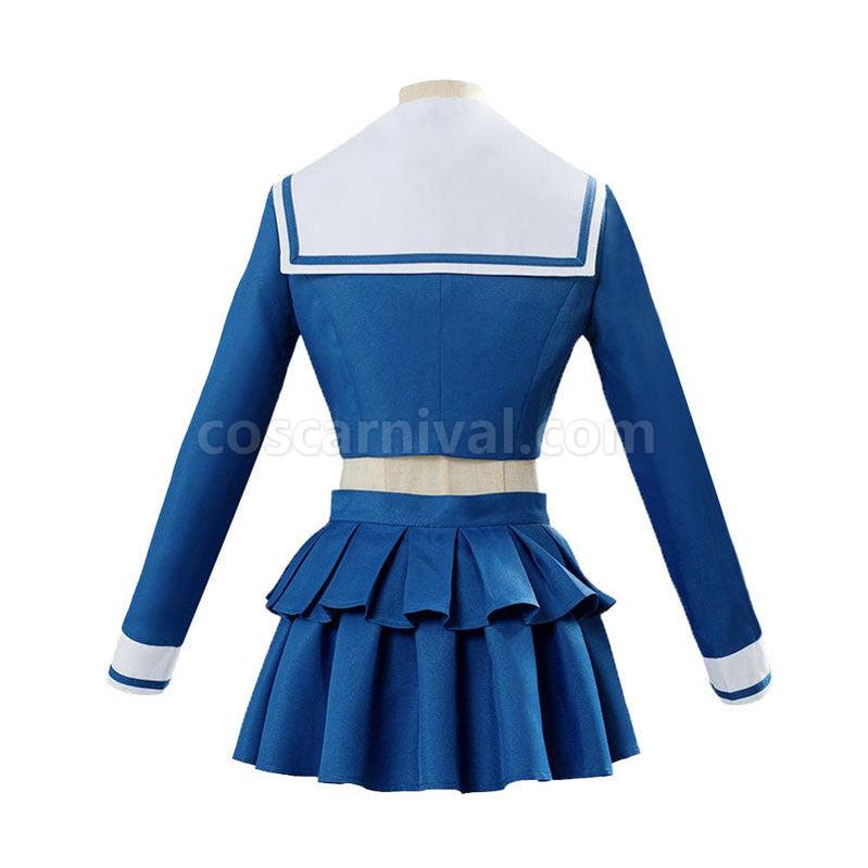 Danganronpa V3 Killing Harmony Harukawa Maki Blue School Uniform Halloween Cosplay Costume coscarnival011117298