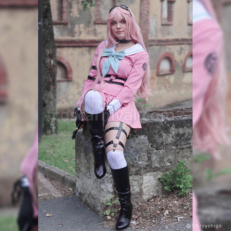 Danganronpa V3 Killing Harmony Iruma Miu Cosplay Costume Halloween Party Suit coscarnival011119195