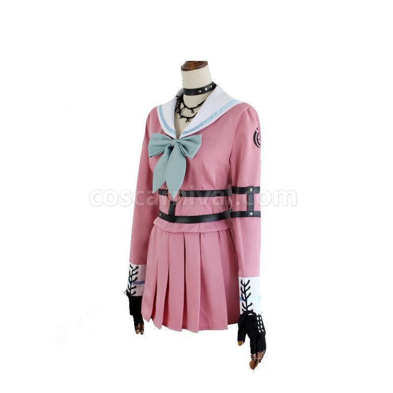Danganronpa V3 Killing Harmony Iruma Miu Cosplay Costume Halloween Party Suit coscarnival011119204