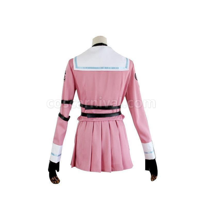 Danganronpa V3 Killing Harmony Iruma Miu Cosplay Costume Halloween Party Suit coscarnival011119212