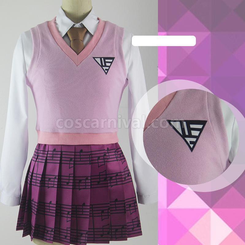 Danganronpa V3 Killing Harmony Kaede Akamatsu Uniform Cosplay Costumes coscarnival011119248