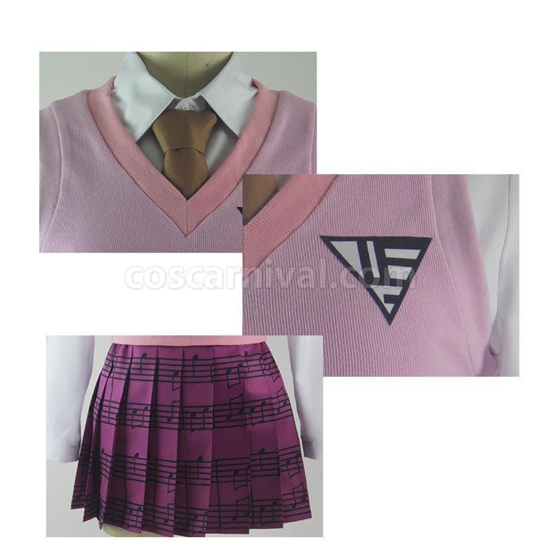 Danganronpa V3 Killing Harmony Kaede Akamatsu Uniform Cosplay Costumes coscarnival011119257