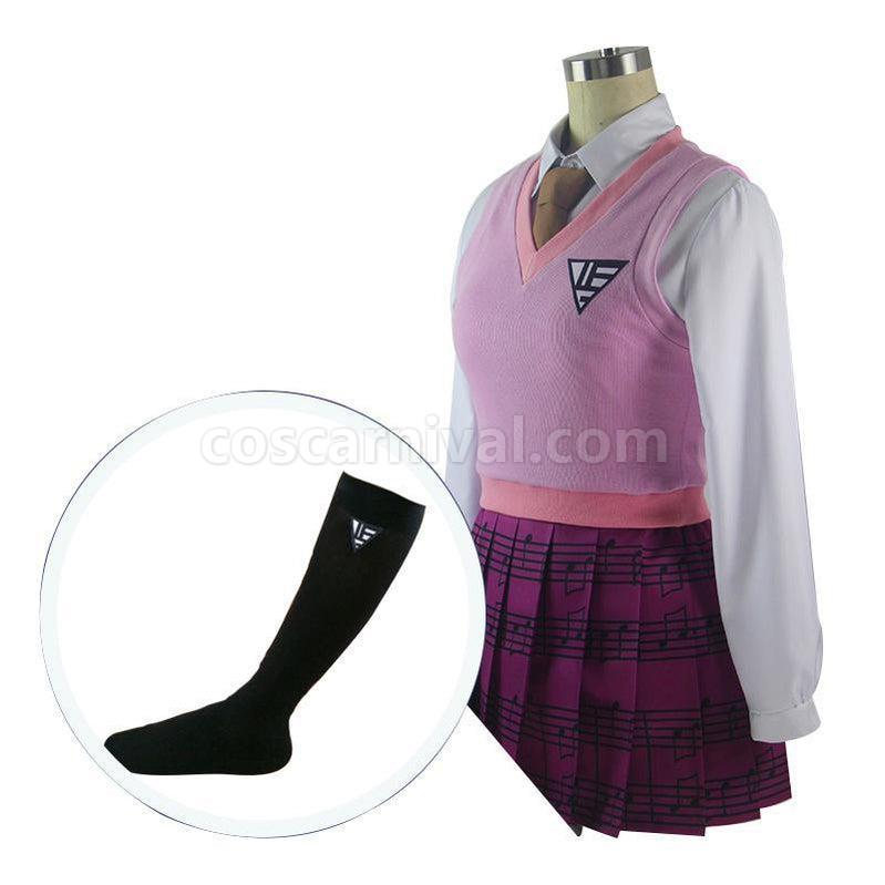 Danganronpa V3 Killing Harmony Kaede Akamatsu Uniform Cosplay Costumes coscarnival011119261