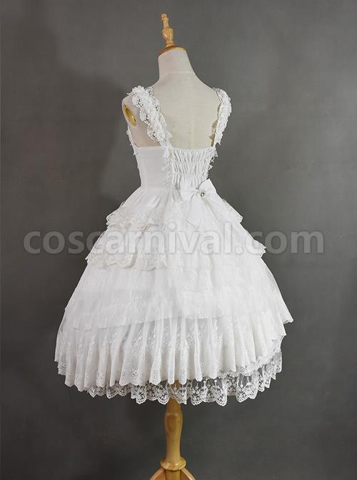 Dangerous Liaisons Series Chiffon Retro Gothic Lolita Short Sleeve Dress coscarnival