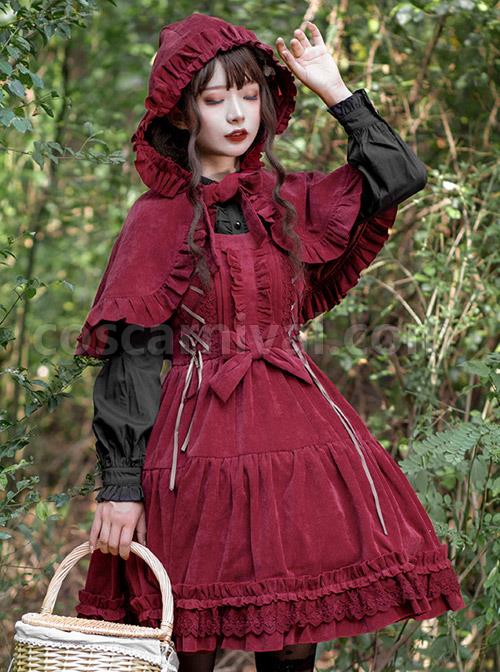 Danube-Lovers-Series-Ruffle-Classic-Lolita-Corduroy-Autumn-Winter-Sling-Dress-coscarnival-512