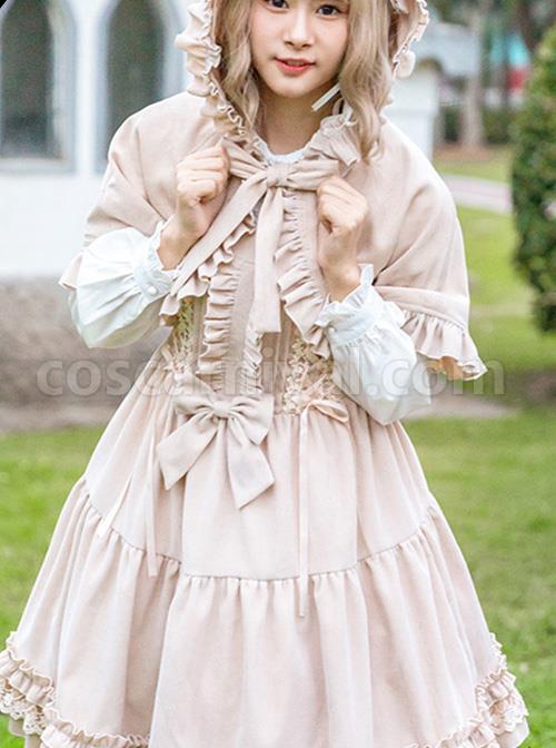 Danube-Lovers-Series-Ruffle-Classic-Lolita-Corduroy-Autumn-Winter-Sling-Dress-coscarnival-551