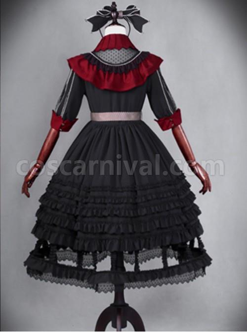 Dark Alice Lolita Black-red 13 fullset coscarnival