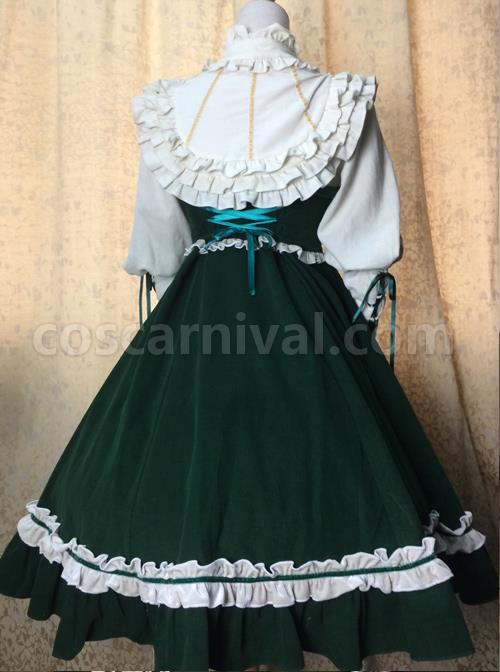 Dark-Green-High-Waist-Classic-Lolita-Sling-Dress-coscarnival-550