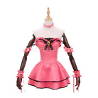 Date A Live Kurumi Tokisaki Pink Cat Maid Dress Cosplay Costume coscarnival011115127
