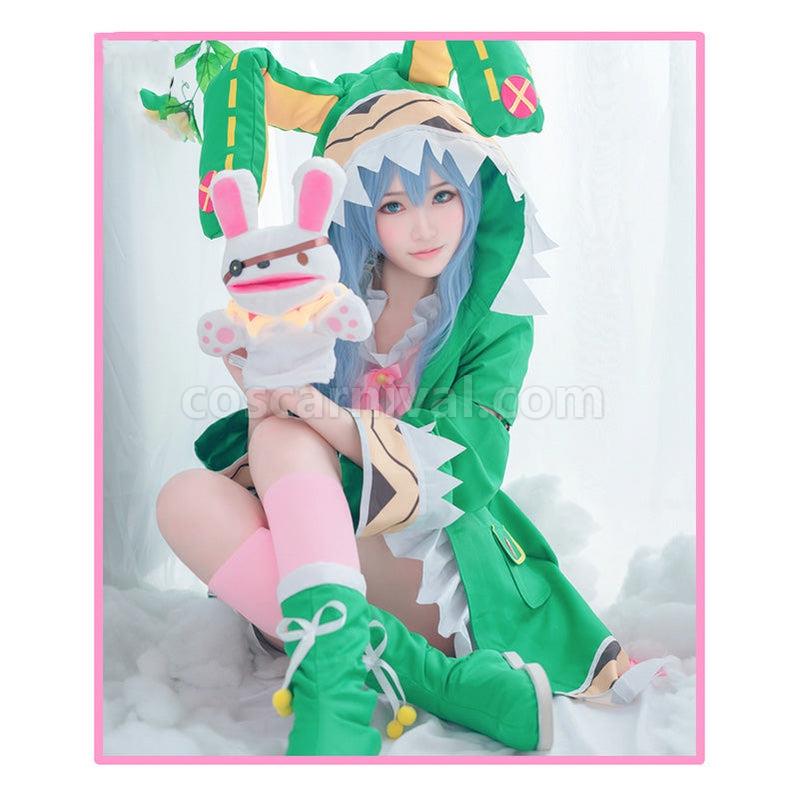 Date A Live Yoshino Himekawa Green Coat Outfits Cosplay Costume coscarnival011115180