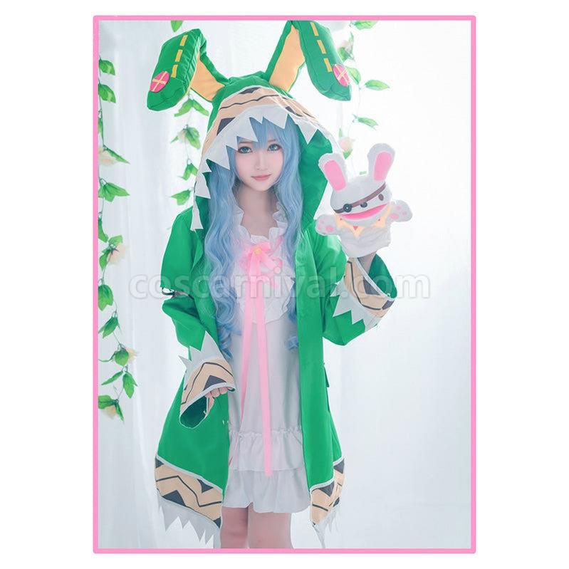 Date A Live Yoshino Himekawa Green Coat Outfits Cosplay Costume coscarnival011115189