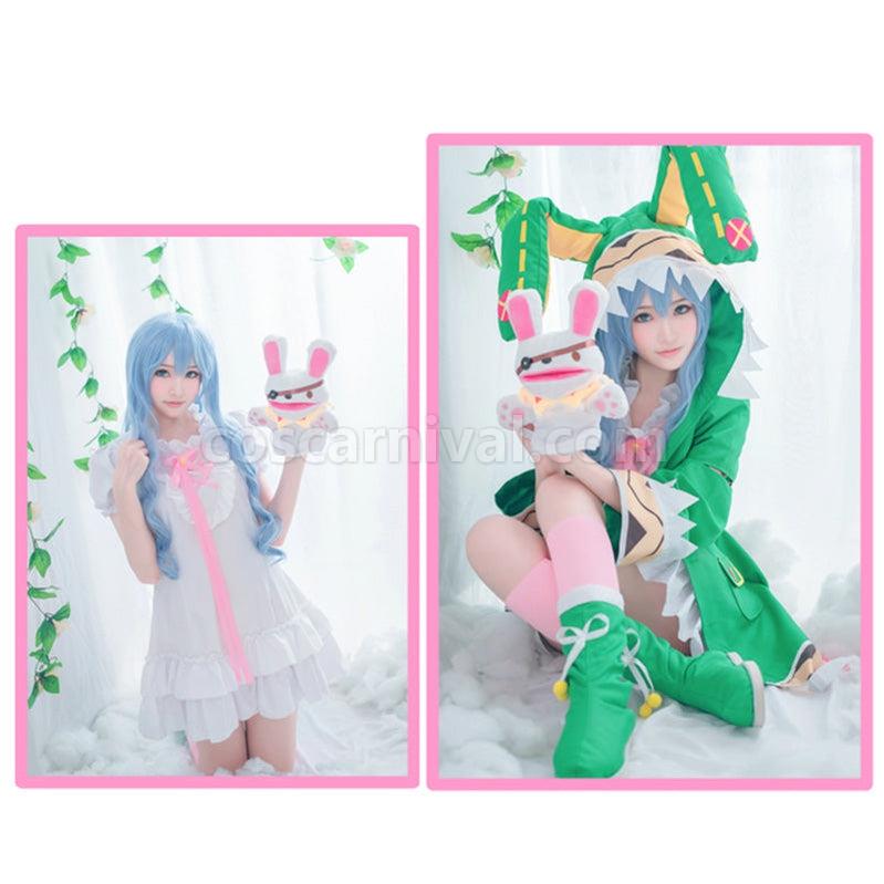 Date A Live Yoshino Himekawa Green Coat Outfits Cosplay Costume coscarnival011115203