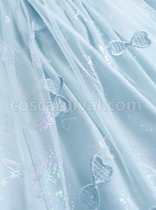 Daughter-Of-The-Sea-Series-Light-Blue-Sling-One-Shoulder-Dreamy-Fine-Glitter-Butterfly-Embroidery-Classic-Lolita-Sleeveless-Dress-coscarnival-3069