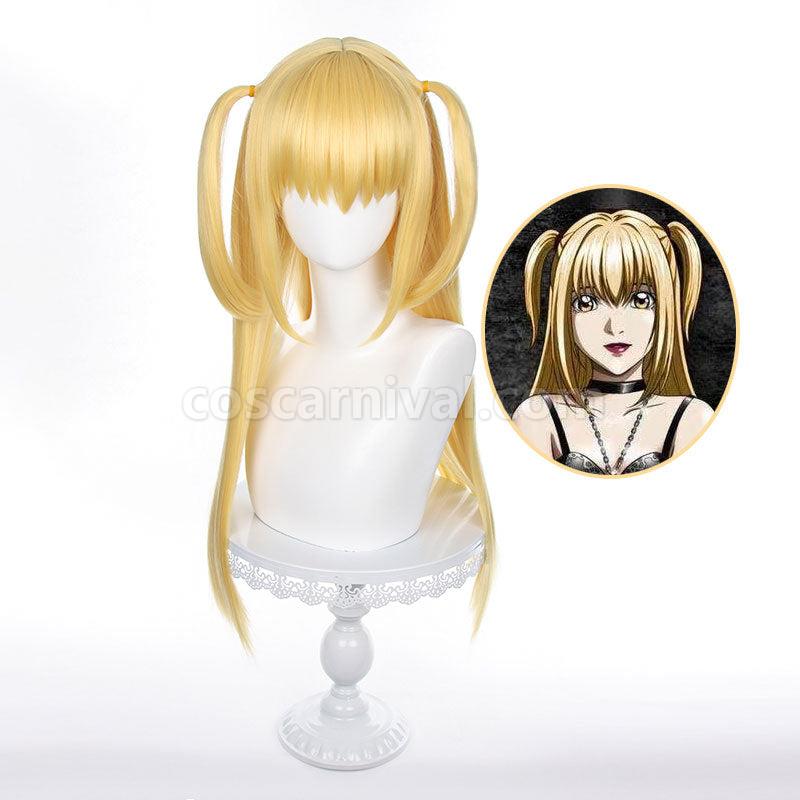 Death Note Misa Amane Blonde Long Cosplay Wig coscarnival01117165