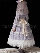Delicate-Ornate-Pleated-Embroidered-Lace-Layered-Hem-Cross-Straps-Bow-Knot-Classic-Lolita-Long-Sleeve-Dress-coscarnival-3062