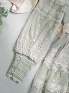 Delicate-Ornate-Pleated-Embroidered-Lace-Layered-Hem-Cross-Straps-Bow-Knot-Classic-Lolita-Long-Sleeve-Dress-coscarnival-3079