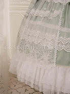 Delicate-Ornate-Pleated-Embroidered-Lace-Layered-Hem-Cross-Straps-Bow-Knot-Classic-Lolita-Long-Sleeve-Dress-coscarnival-3096