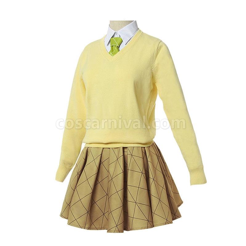 Demon Slayer Kimetsu no Yaiba Demon Slayer Academy Shinobu Kocho JK Uniform Cosplay Costume coscarnival011115069