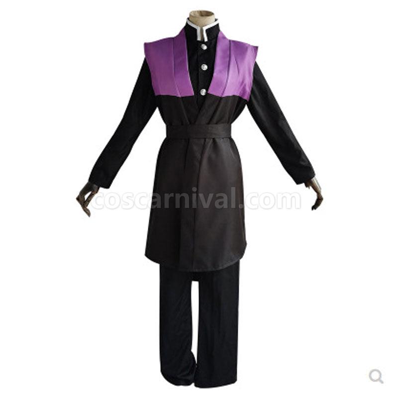Demon Slayer Kimetsu no Yaiba Genya Shinazugawa Cosplay Costumes coscarnival01118403
