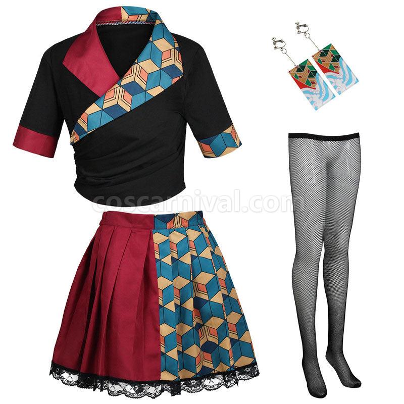 Demon Slayer Kimetsu no Yaiba Giyuu Tomioka Cosplay Costumes coscarnival01117541