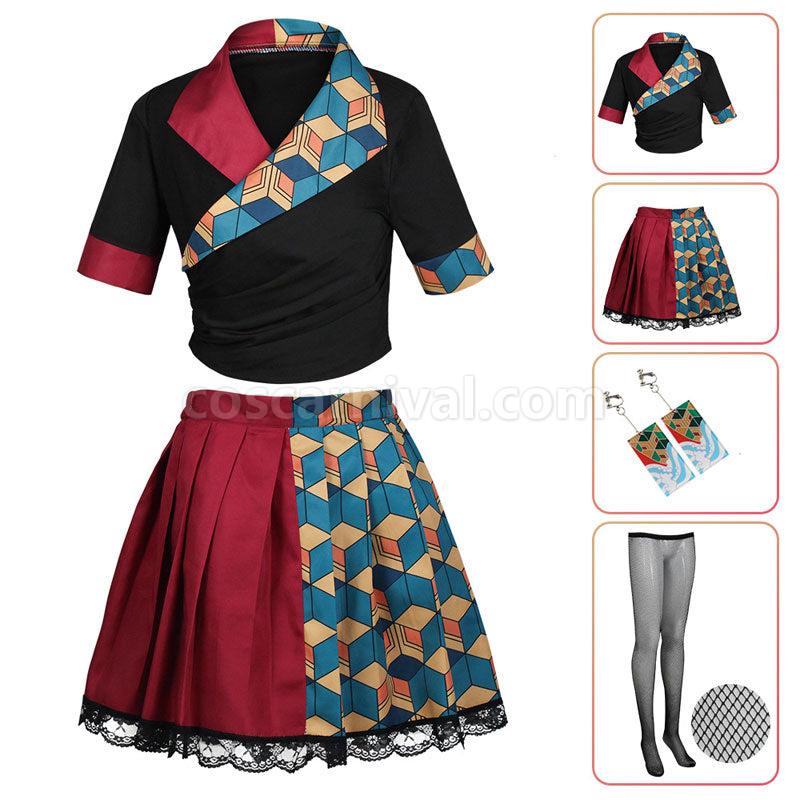 Demon Slayer Kimetsu no Yaiba Giyuu Tomioka Cosplay Costumes coscarnival01117549