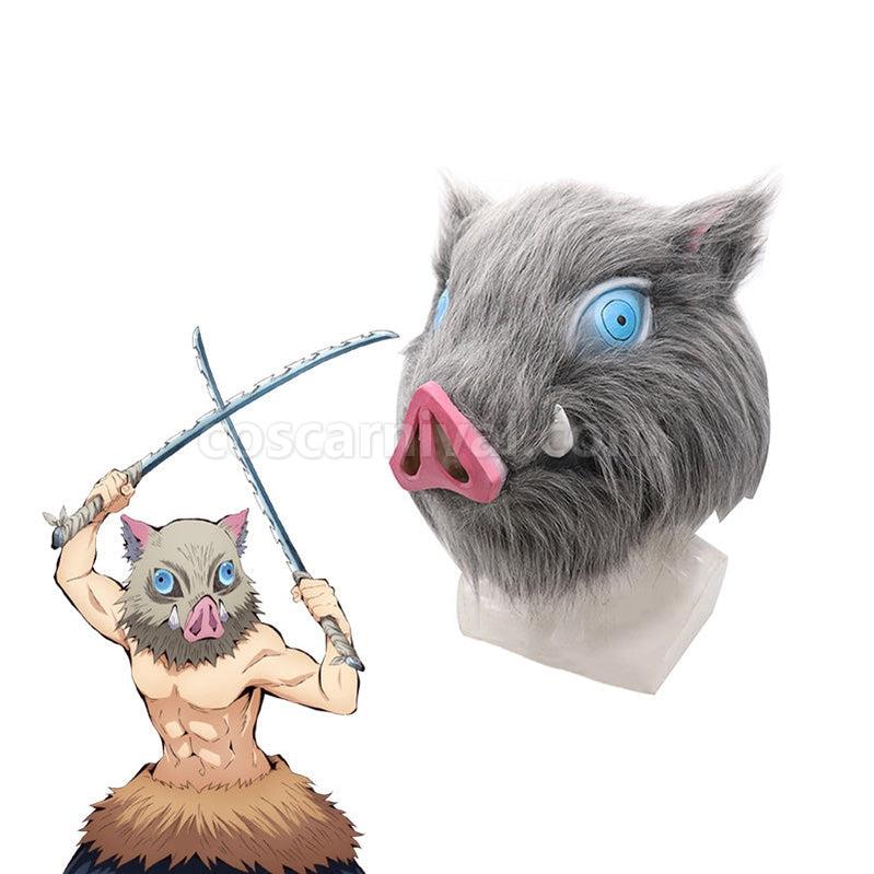 Demon Slayer Kimetsu no Yaiba Inosuke Hashibira Cosplay Mask coscarnival011114718