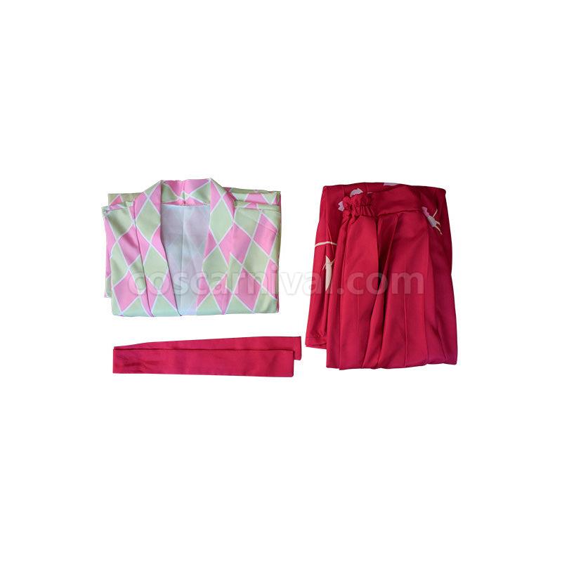 Demon Slayer Kimetsu no Yaiba Kanroji Mitsuri Kimono Halloween Cosplay Costumes coscarnival01119555