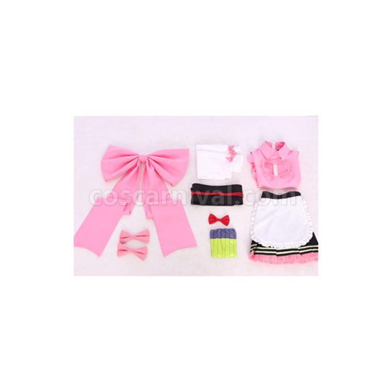 Demon Slayer Kimetsu no Yaiba Kanroji Mitsuri Kimono Maid Outfit Cosplay Costumes coscarnival011117887