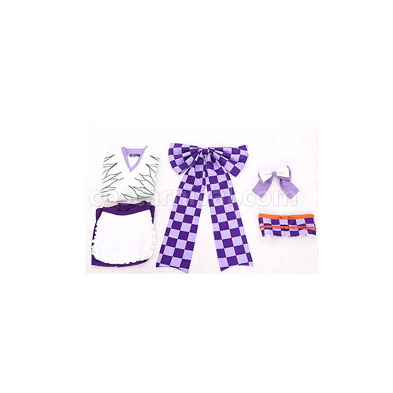 Demon Slayer Kimetsu no Yaiba Kochou Shinobu Kimono Maid Outfit Cosplay Costumes coscarnival011117873