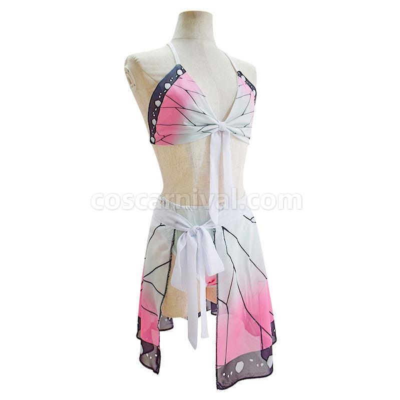 Demon Slayer Kimetsu no Yaiba Kochou Shinobu Swimsuit Cosplay Costumes coscarnival011110542