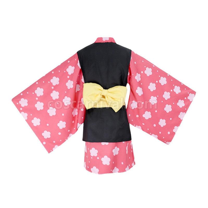 Demon Slayer Kimetsu no Yaiba Makomo Full Set Kimono Cosplay Costumes coscarnival011115715